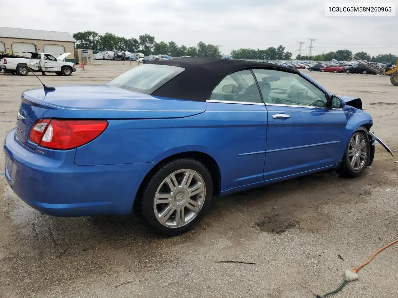 2008 Chrysler Sebring Limited VIN: 1C3LC65M58N260965 Lot: 59744215