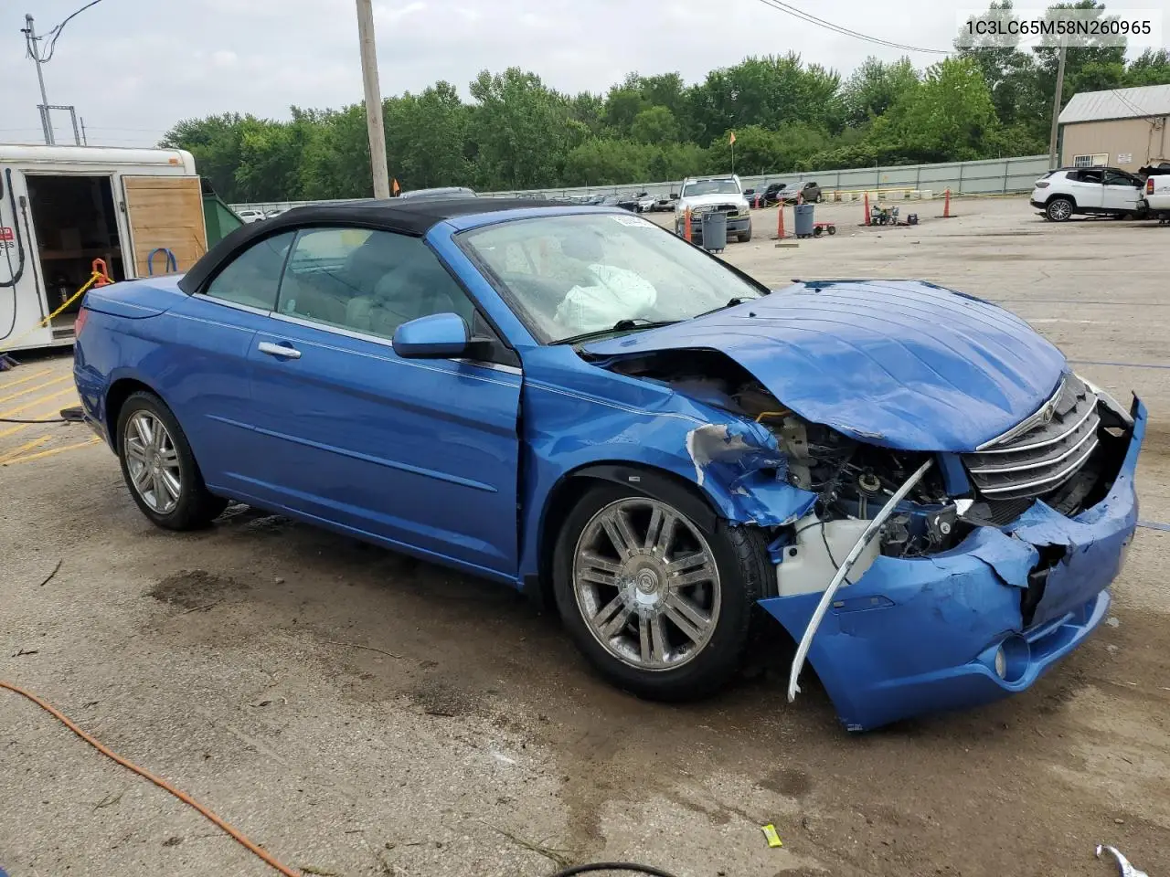 2008 Chrysler Sebring Limited VIN: 1C3LC65M58N260965 Lot: 59744215