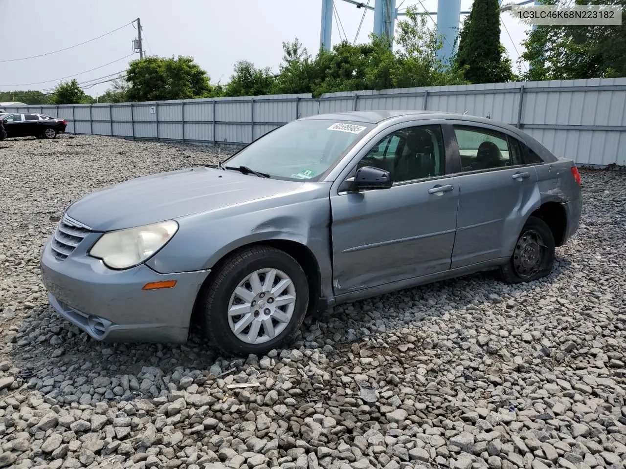 2008 Chrysler Sebring Lx VIN: 1C3LC46K68N223182 Lot: 60599985