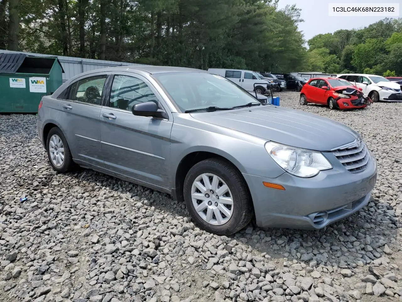 2008 Chrysler Sebring Lx VIN: 1C3LC46K68N223182 Lot: 60599985