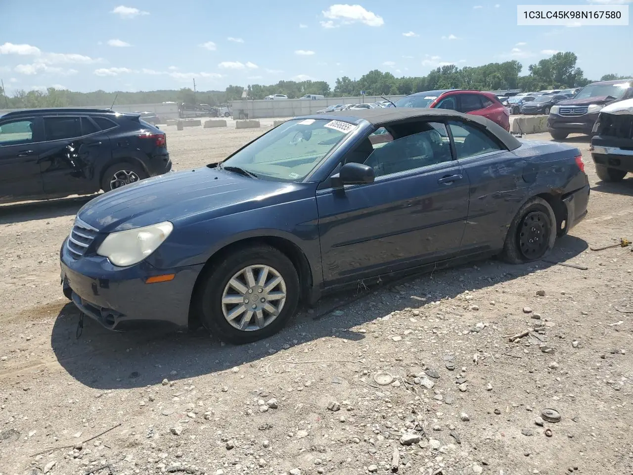 2008 Chrysler Sebring VIN: 1C3LC45K98N167580 Lot: 60696855