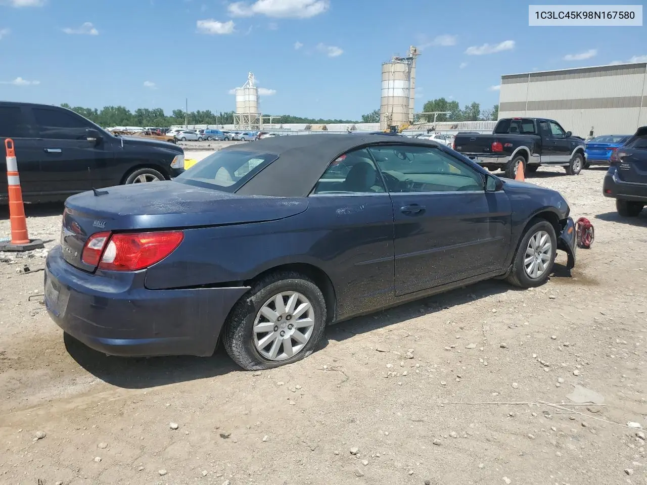 2008 Chrysler Sebring VIN: 1C3LC45K98N167580 Lot: 60696855