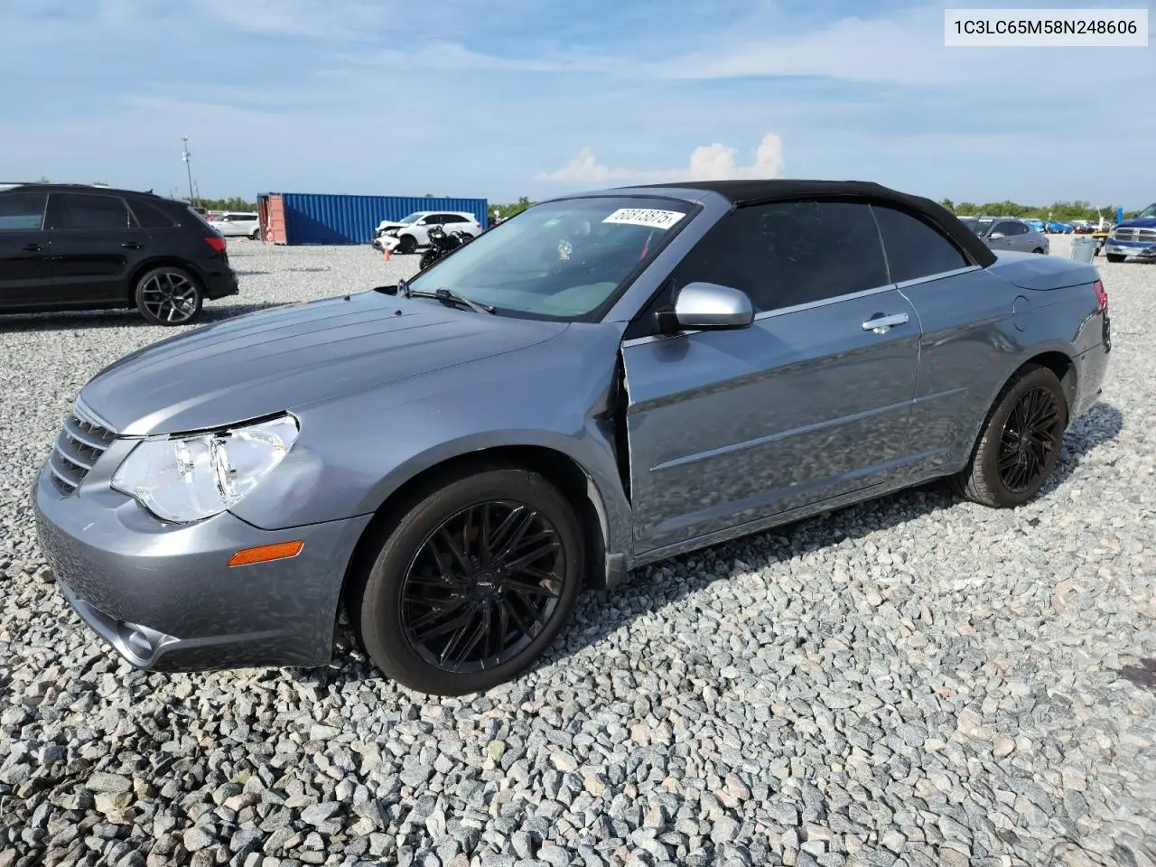 2008 Chrysler Sebring Limited VIN: 1C3LC65M58N248606 Lot: 60813875