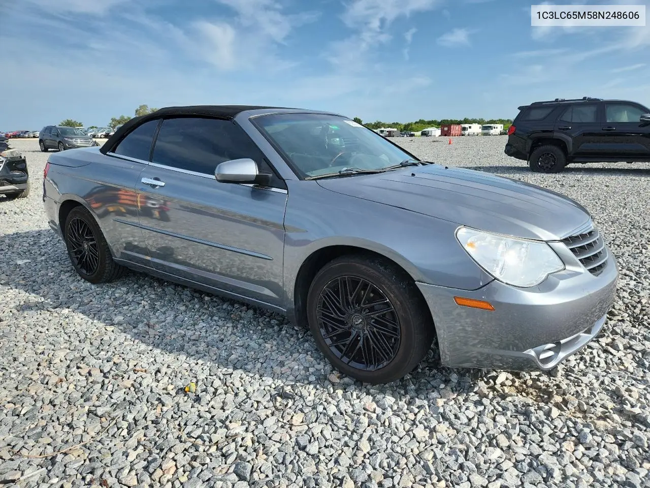 2008 Chrysler Sebring Limited VIN: 1C3LC65M58N248606 Lot: 60813875
