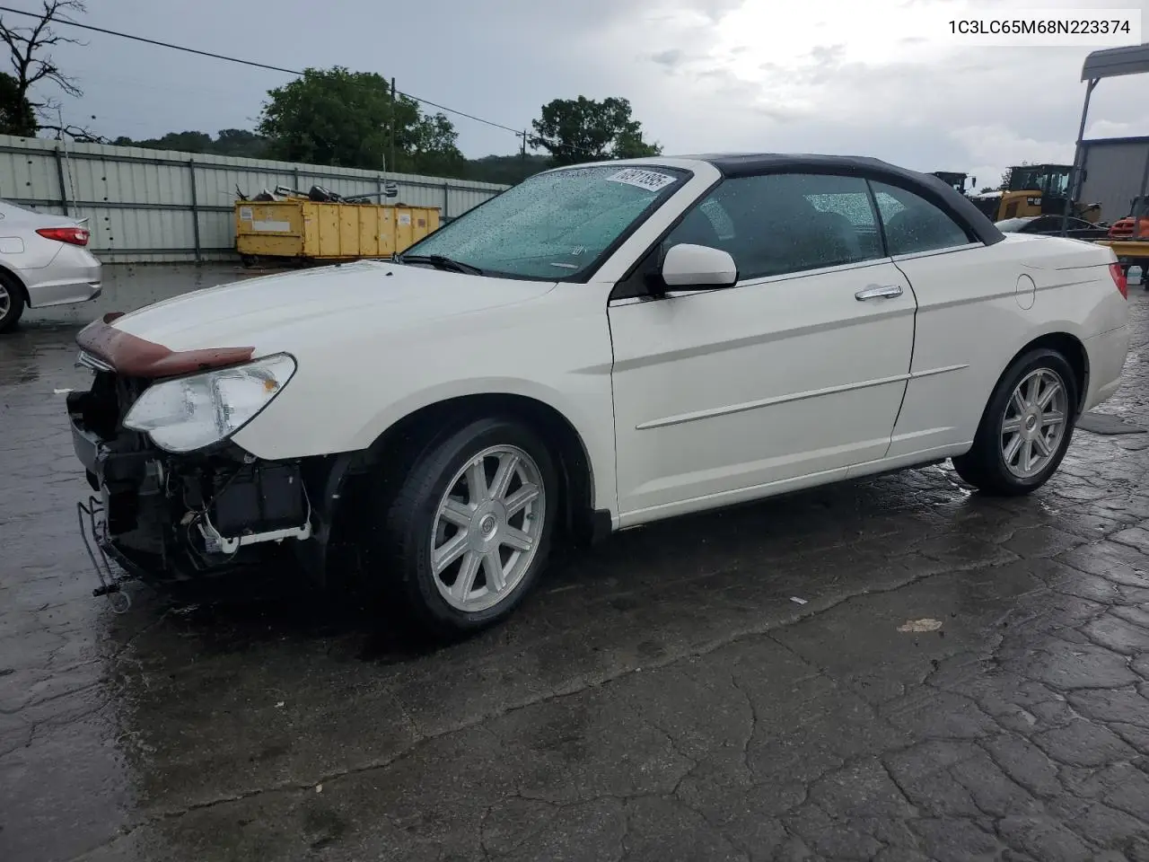 2008 Chrysler Sebring Limited VIN: 1C3LC65M68N223374 Lot: 60911895