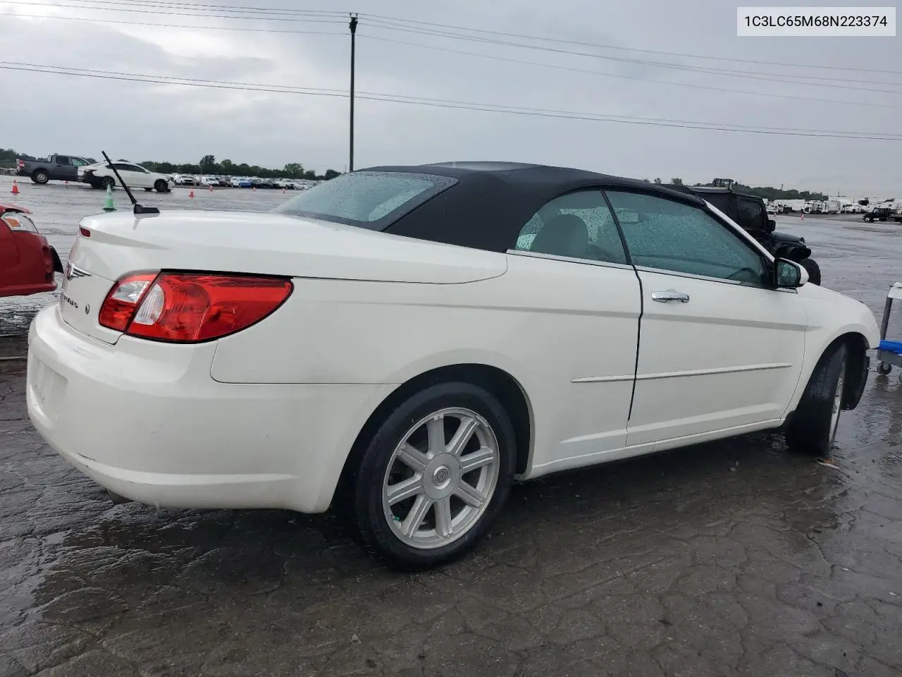 2008 Chrysler Sebring Limited VIN: 1C3LC65M68N223374 Lot: 60911895