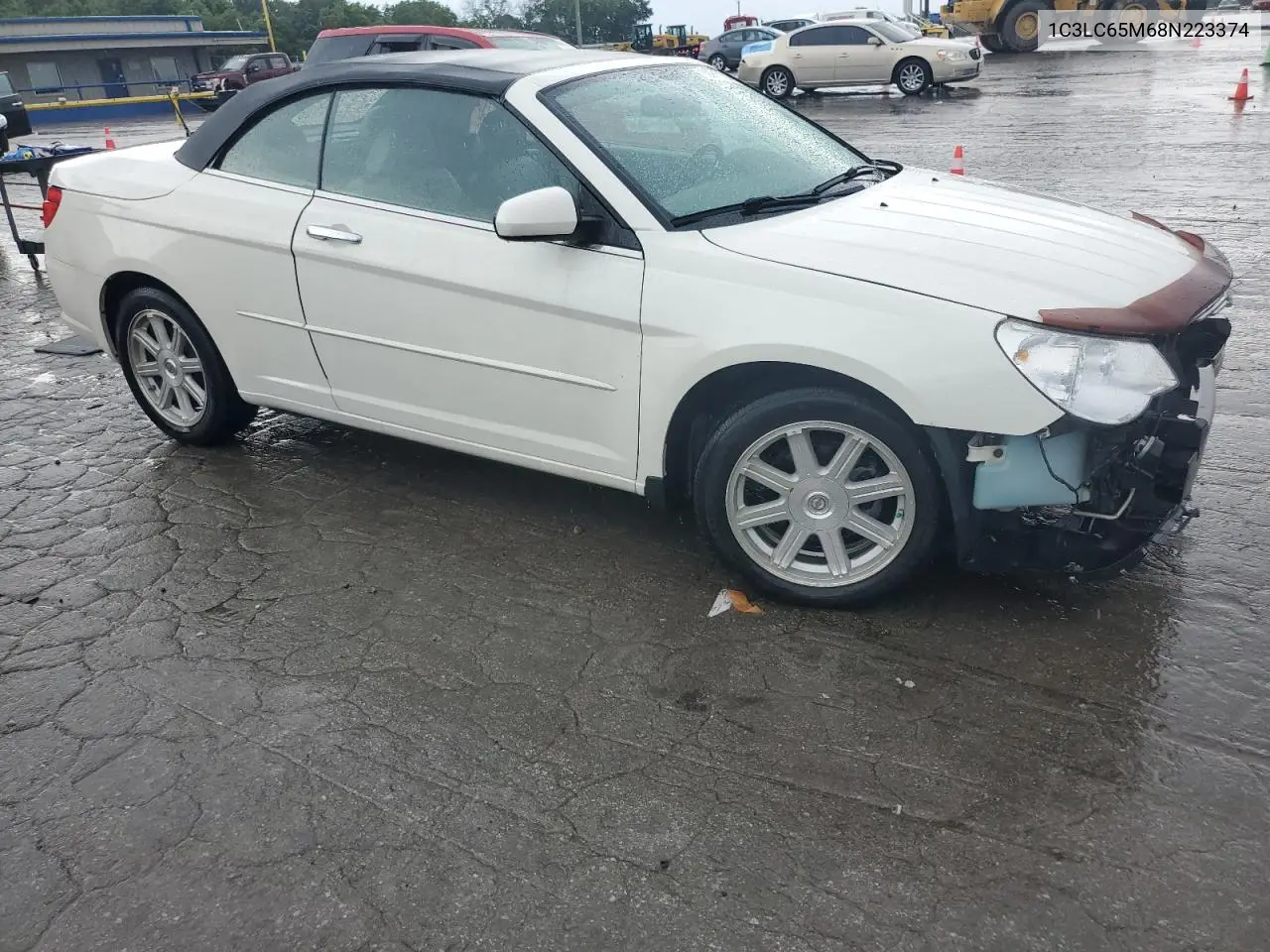 2008 Chrysler Sebring Limited VIN: 1C3LC65M68N223374 Lot: 60911895