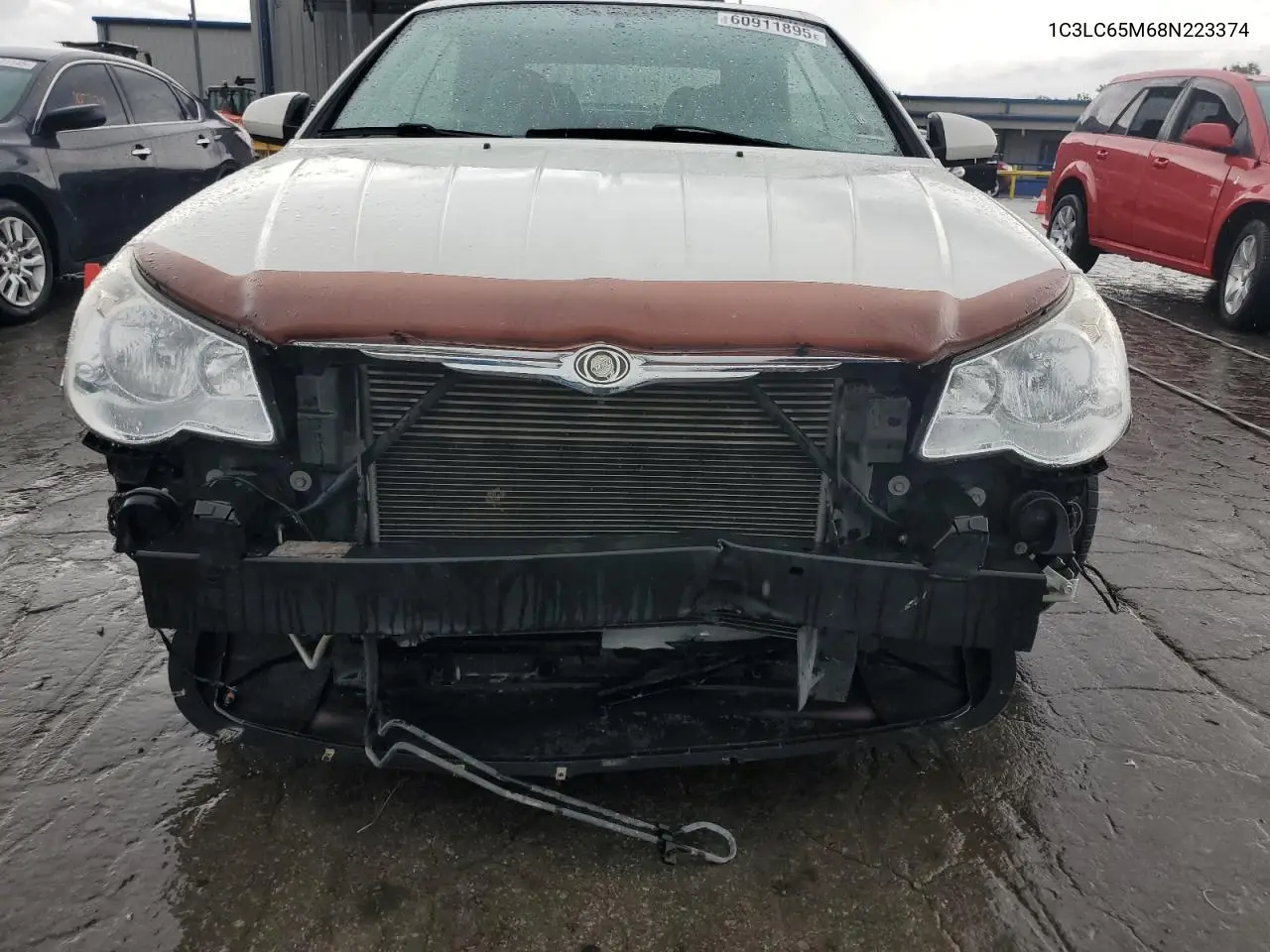2008 Chrysler Sebring Limited VIN: 1C3LC65M68N223374 Lot: 60911895