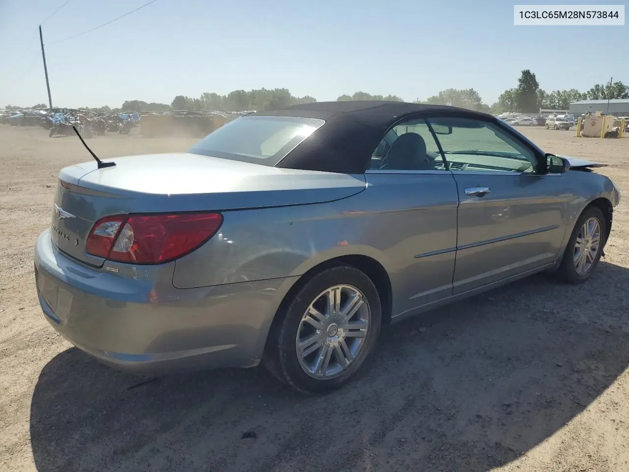 2008 Chrysler Sebring Limited VIN: 1C3LC65M28N573844 Lot: 61181415