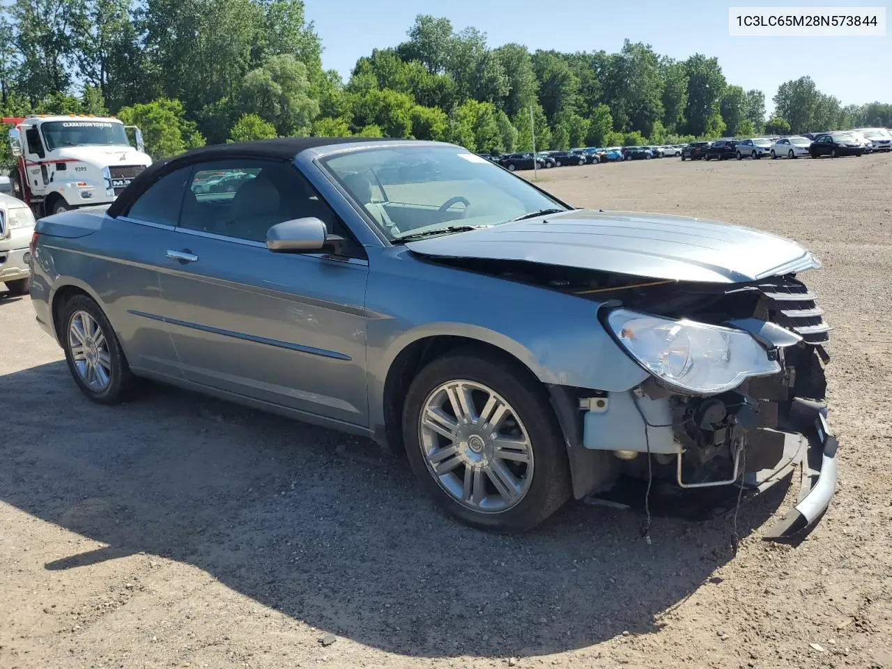 2008 Chrysler Sebring Limited VIN: 1C3LC65M28N573844 Lot: 61181415