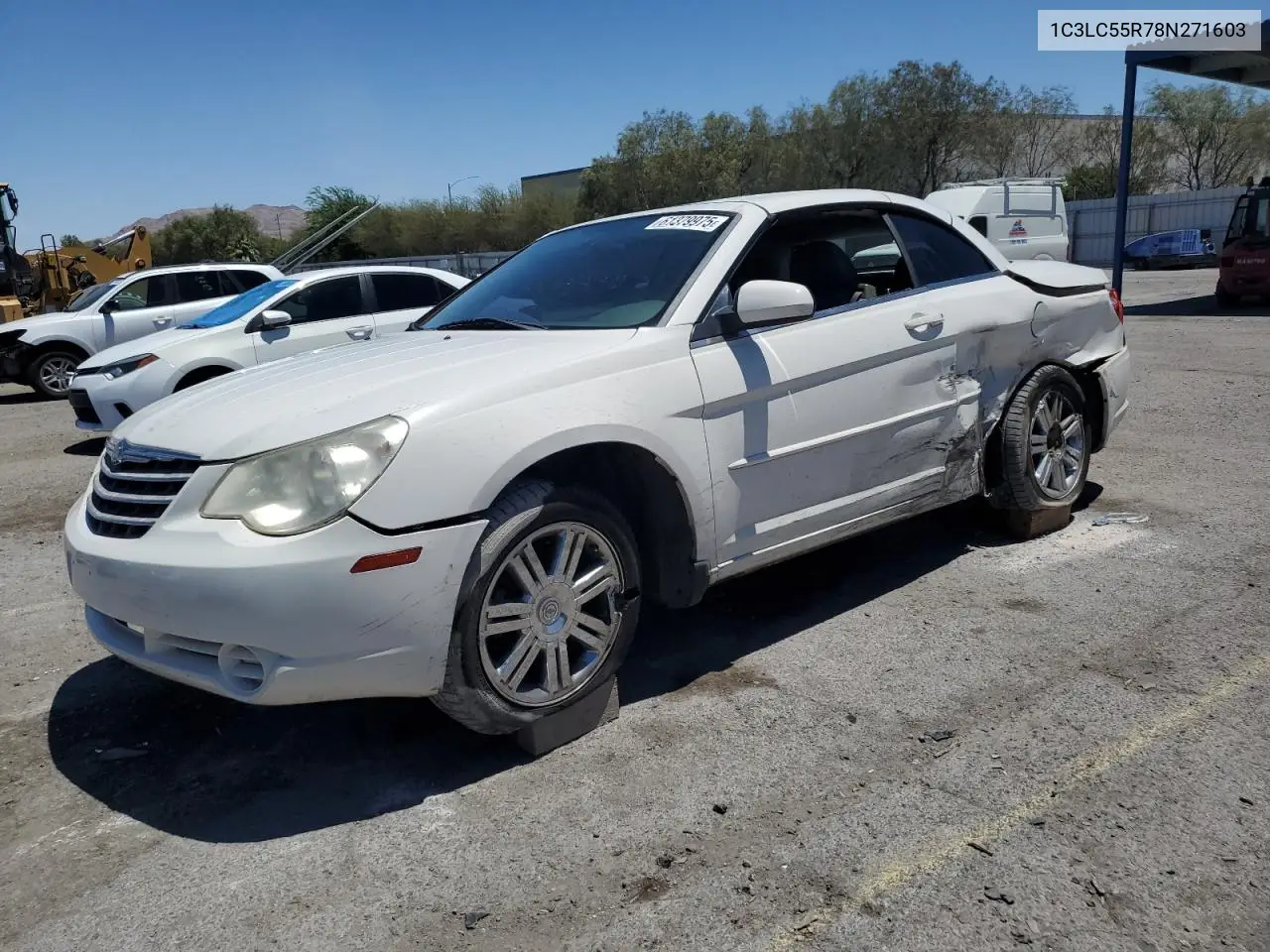 2008 Chrysler Sebring Touring VIN: 1C3LC55R78N271603 Lot: 61379975