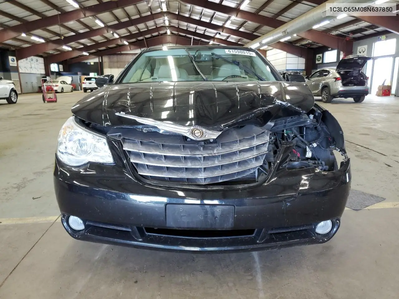 2008 Chrysler Sebring Limited VIN: 1C3LC65M08N637850 Lot: 61598015
