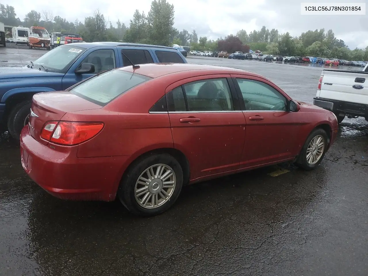 2008 Chrysler Sebring Touring VIN: 1C3LC56J78N301854 Lot: 61609485