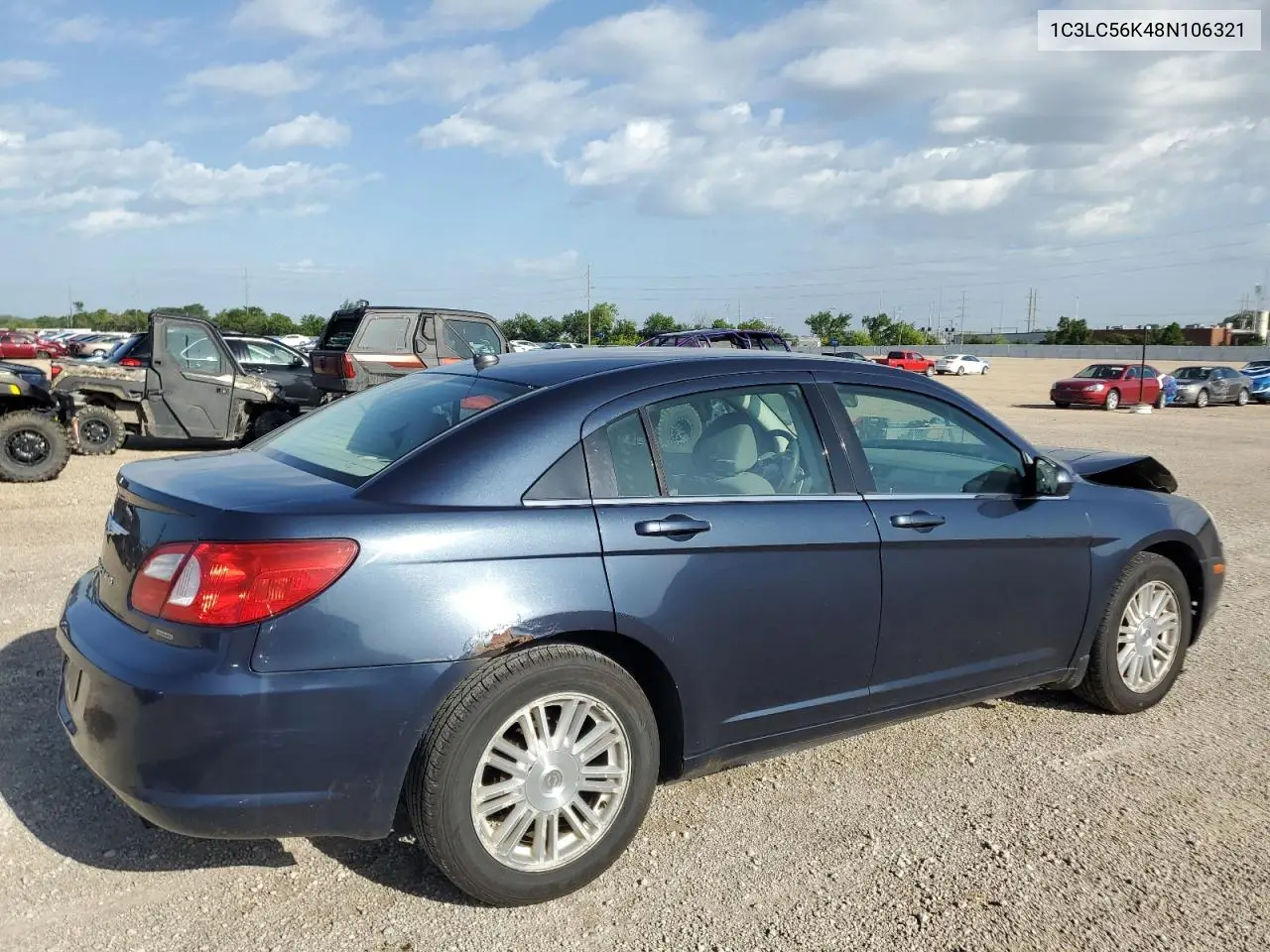 2008 Chrysler Sebring Touring VIN: 1C3LC56K48N106321 Lot: 61764205