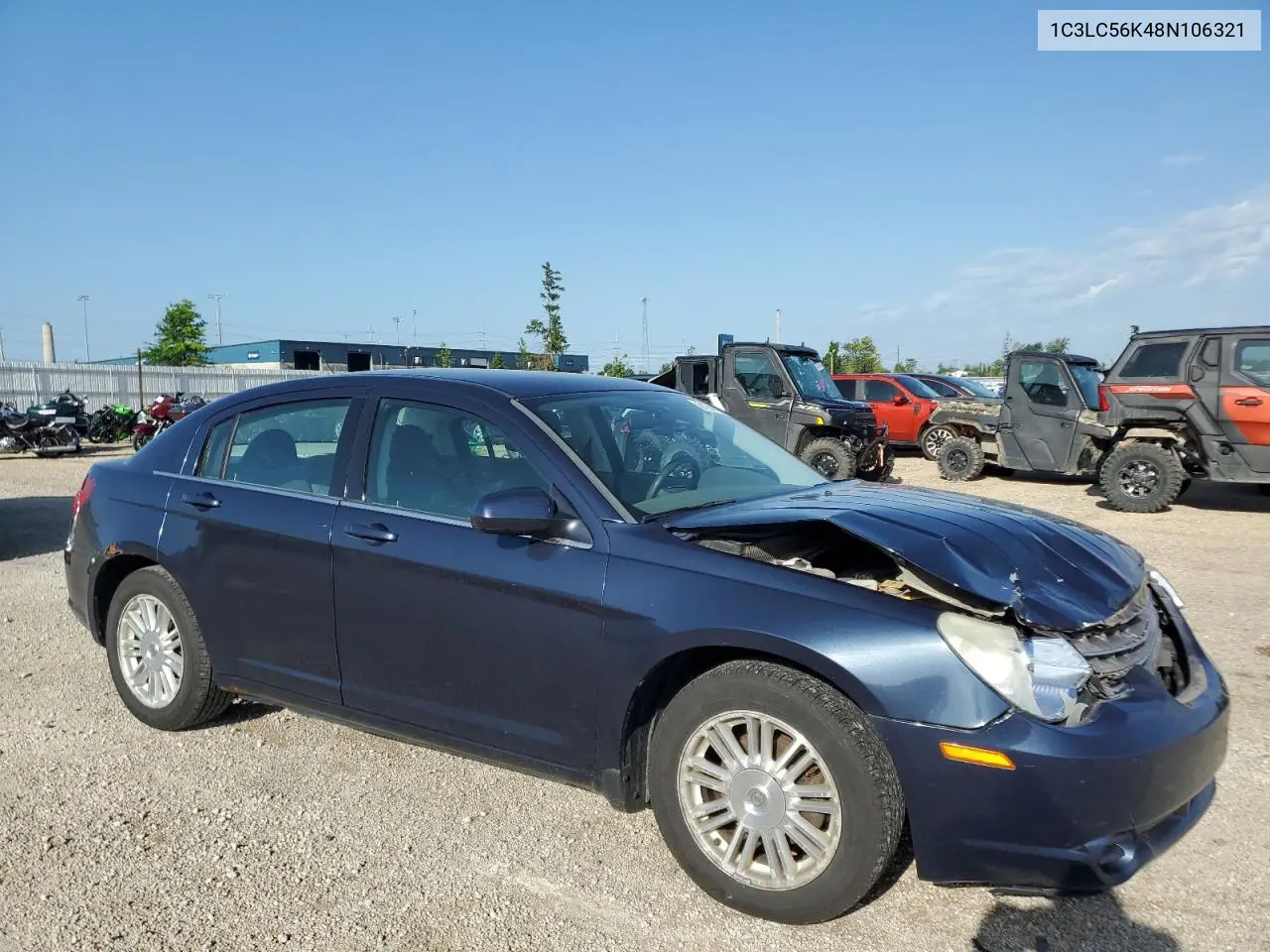 2008 Chrysler Sebring Touring VIN: 1C3LC56K48N106321 Lot: 61764205