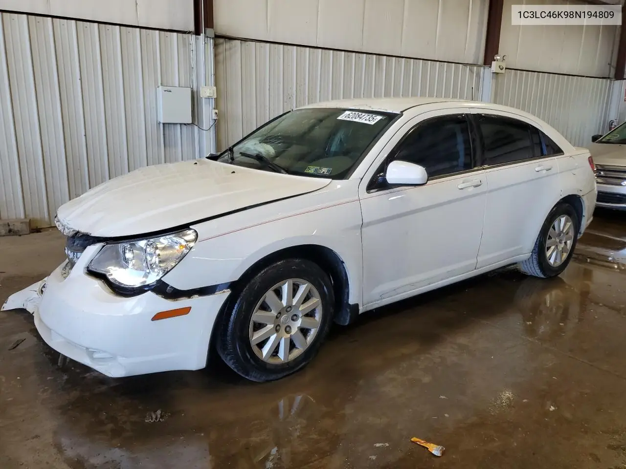 2008 Chrysler Sebring Lx VIN: 1C3LC46K98N194809 Lot: 62084735