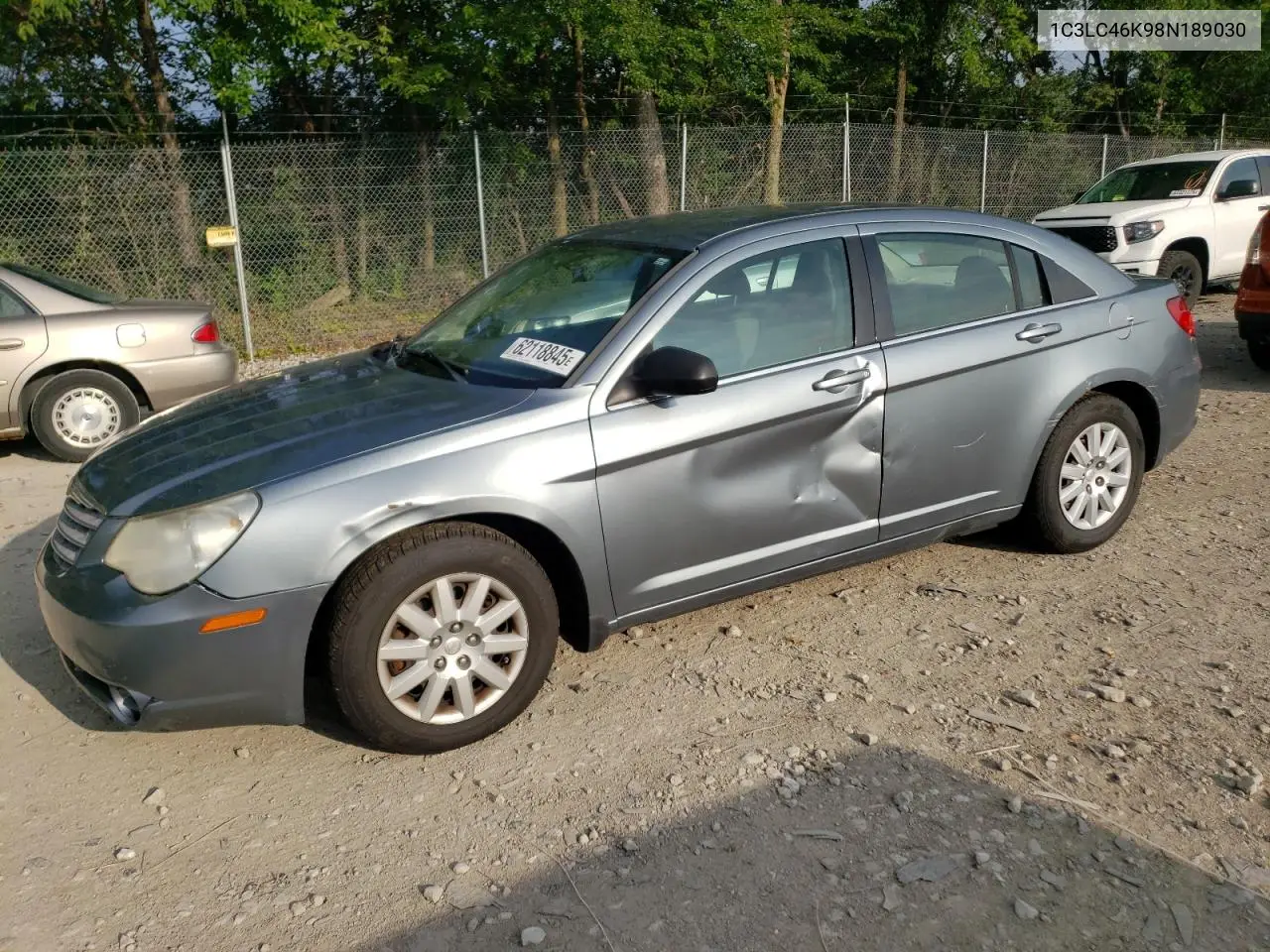2008 Chrysler Sebring Lx VIN: 1C3LC46K98N189030 Lot: 62118845