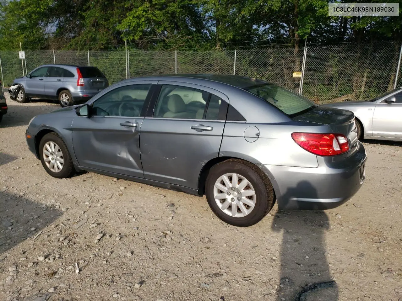 2008 Chrysler Sebring Lx VIN: 1C3LC46K98N189030 Lot: 62118845