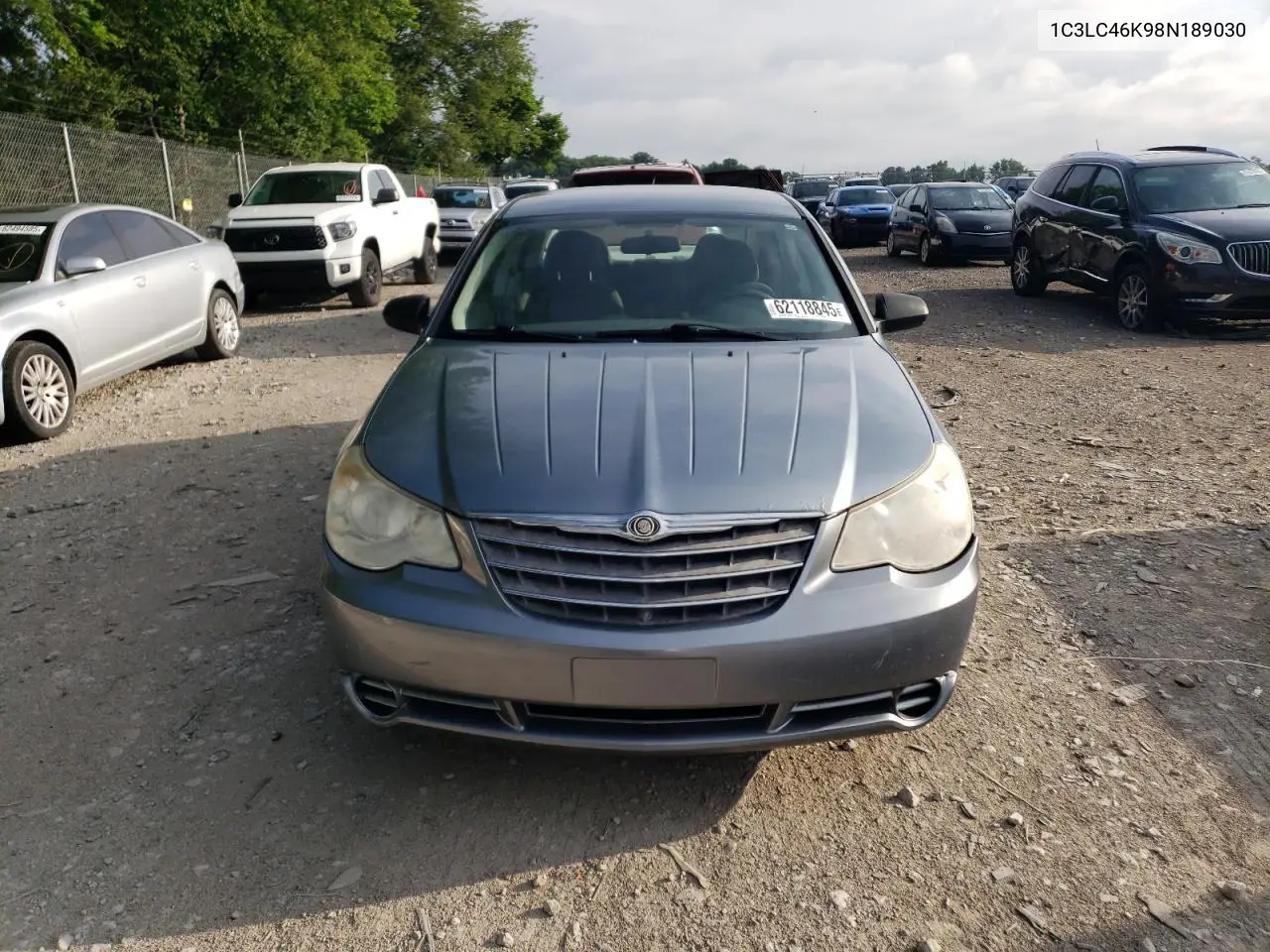 2008 Chrysler Sebring Lx VIN: 1C3LC46K98N189030 Lot: 62118845