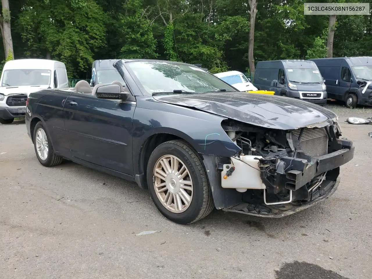 2008 Chrysler Sebring VIN: 1C3LC45K08N156287 Lot: 62298645