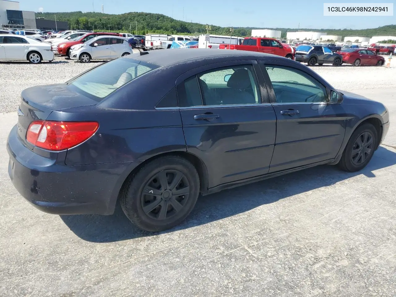 2008 Chrysler Sebring Lx VIN: 1C3LC46K98N242941 Lot: 62406775