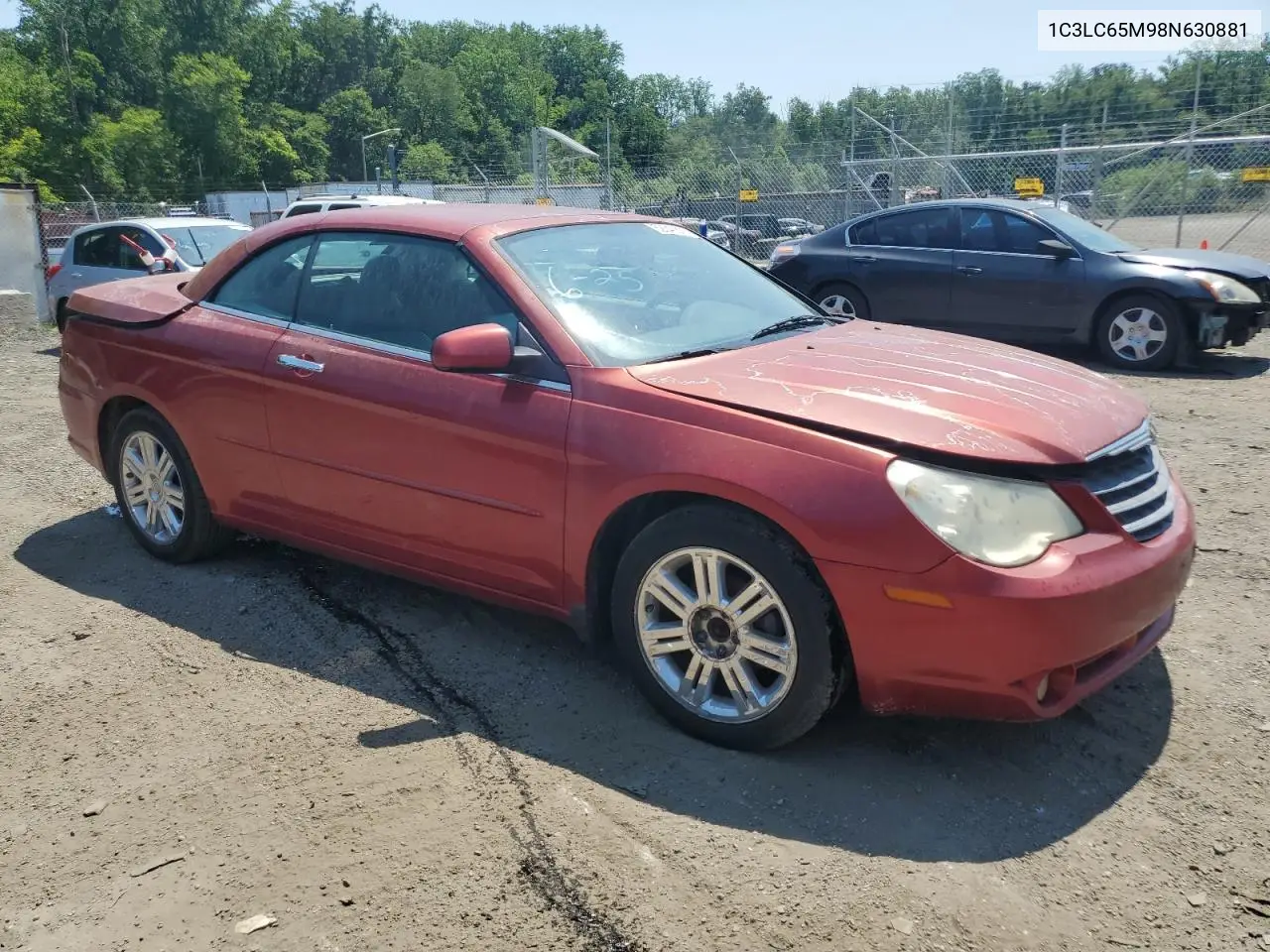 2008 Chrysler Sebring Limited VIN: 1C3LC65M98N630881 Lot: 62642875