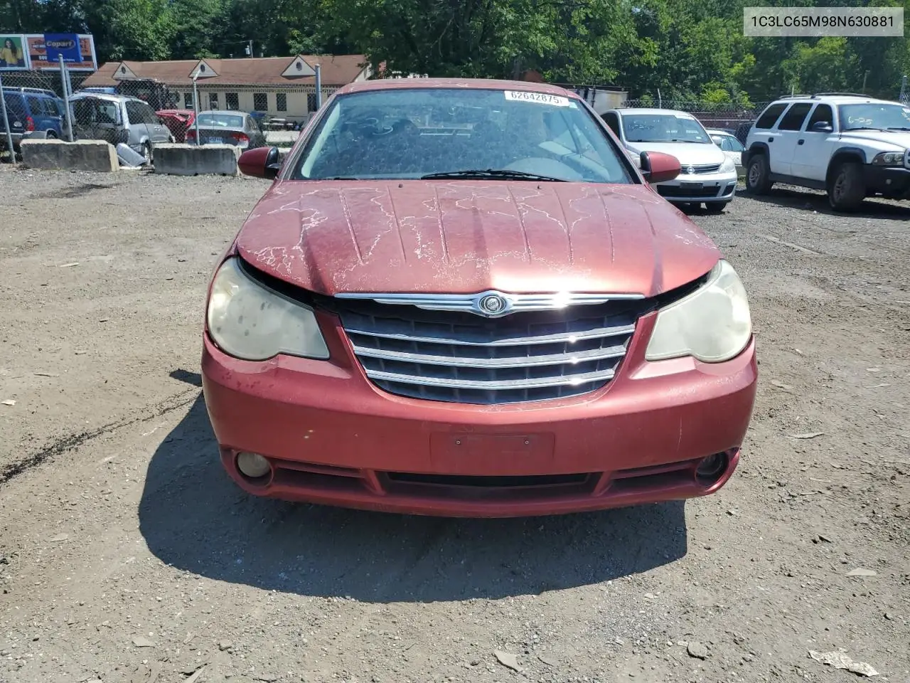 2008 Chrysler Sebring Limited VIN: 1C3LC65M98N630881 Lot: 62642875