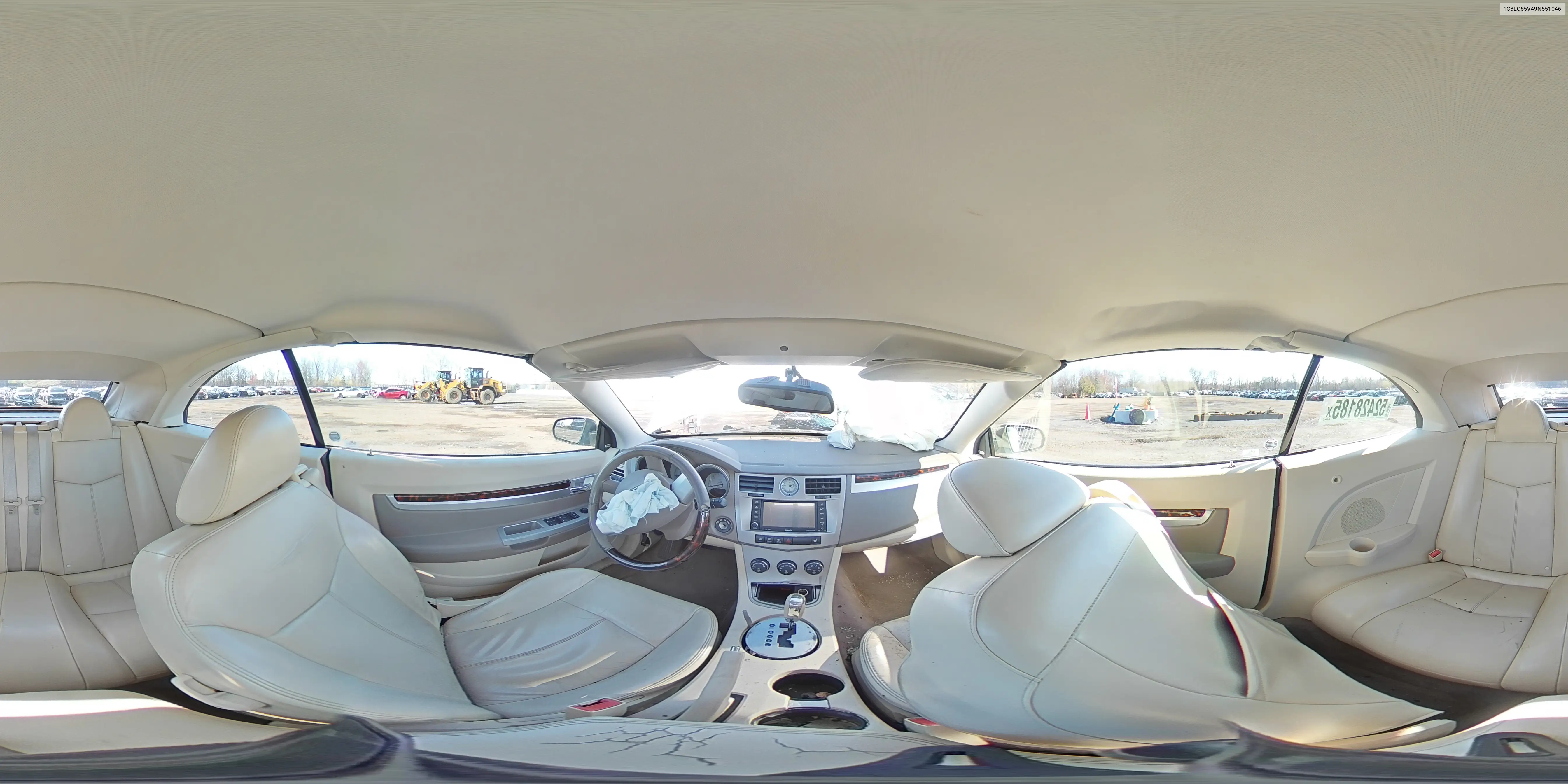 2009 Chrysler Sebring Limited VIN: 1C3LC65V49N551046 Lot: 52428185
