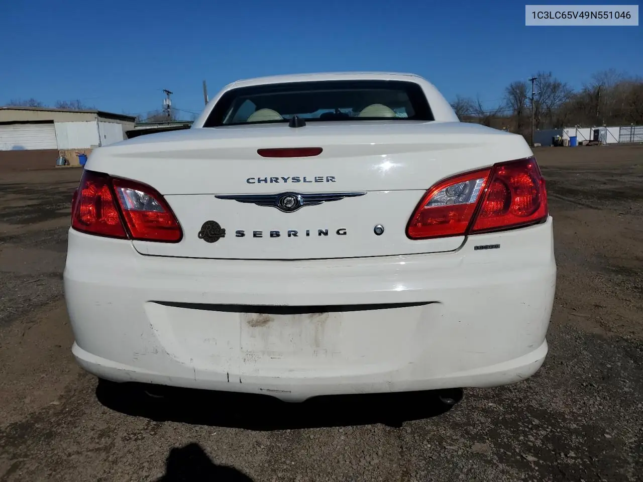 2009 Chrysler Sebring Limited VIN: 1C3LC65V49N551046 Lot: 52428185