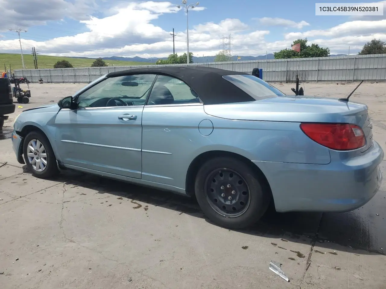 2009 Chrysler Sebring Lx VIN: 1C3LC45B39N520381 Lot: 57179295