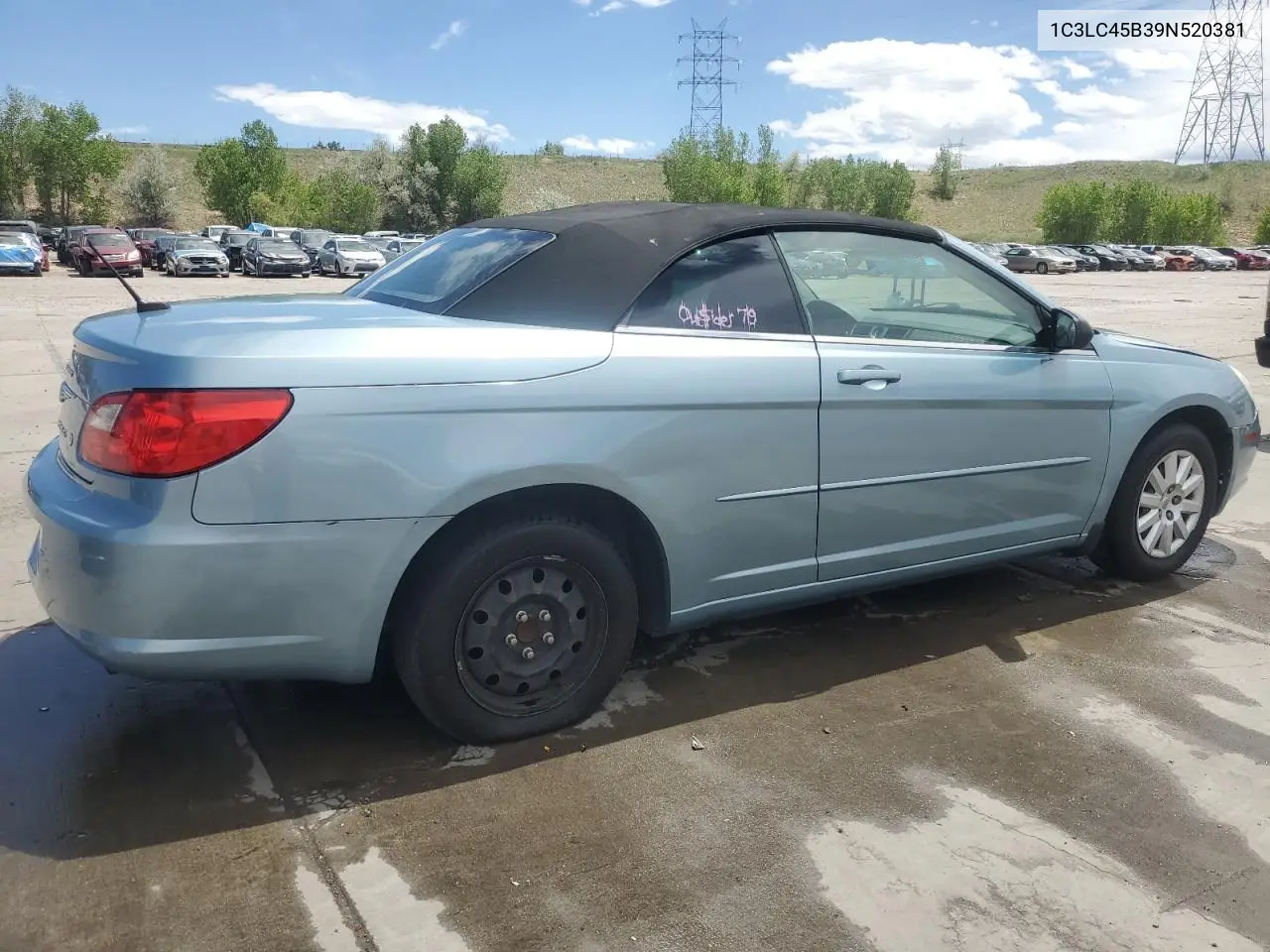 2009 Chrysler Sebring Lx VIN: 1C3LC45B39N520381 Lot: 57179295