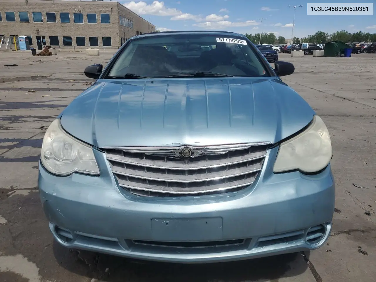 2009 Chrysler Sebring Lx VIN: 1C3LC45B39N520381 Lot: 57179295