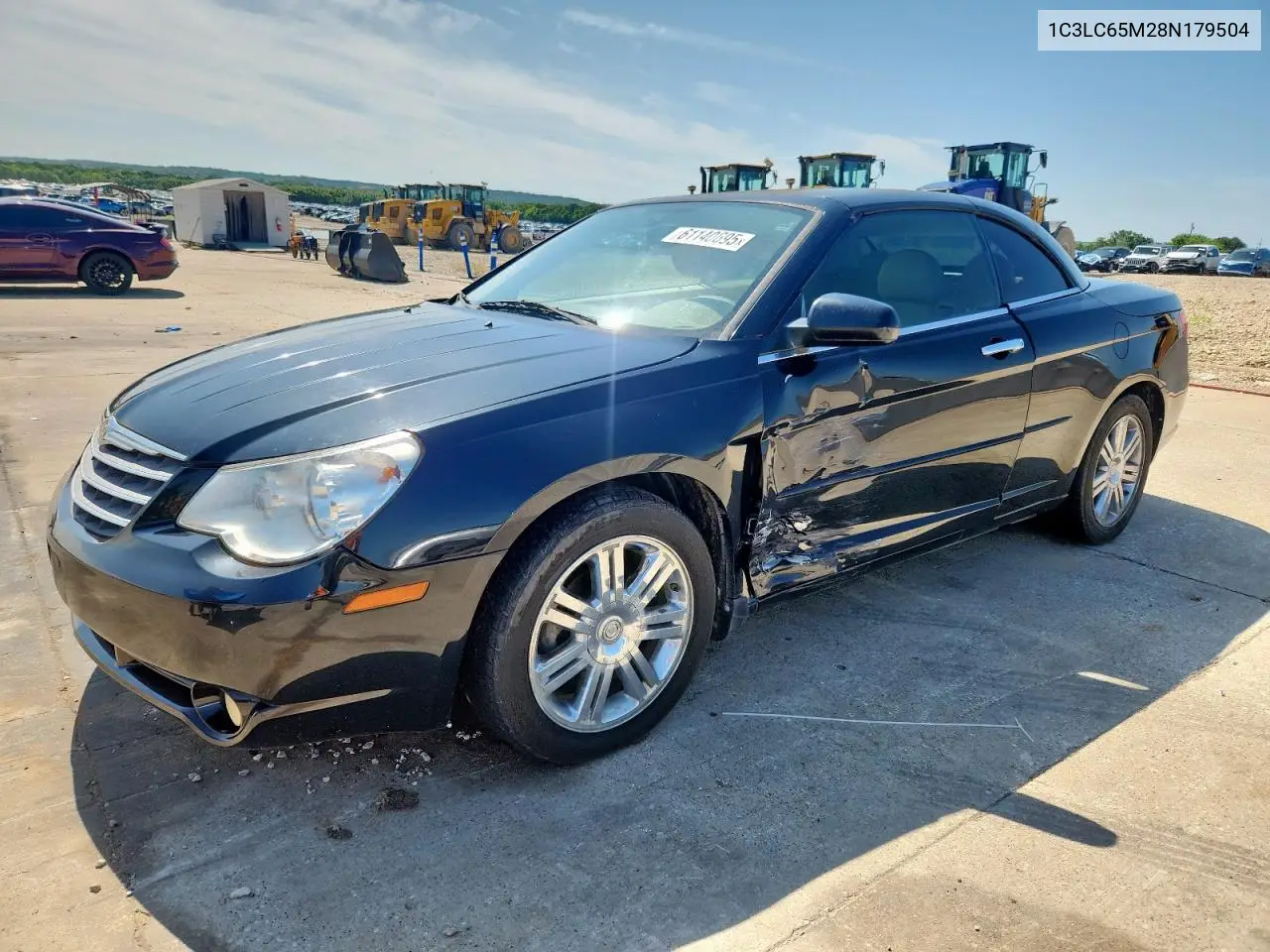 2009 Chrysler Sebring Limited VIN: 1C3LC65M28N179504 Lot: 61140695