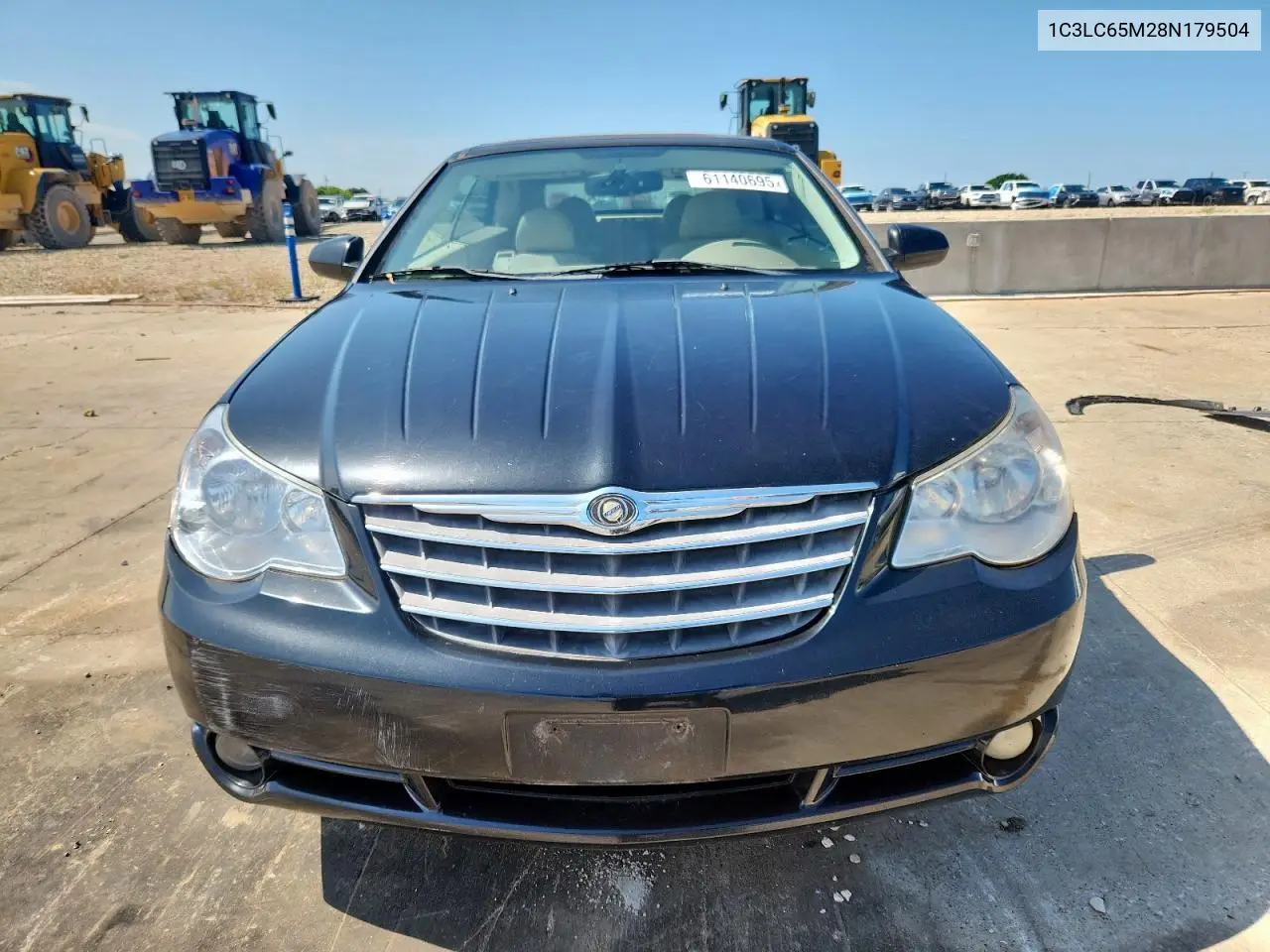 2009 Chrysler Sebring Limited VIN: 1C3LC65M28N179504 Lot: 61140695