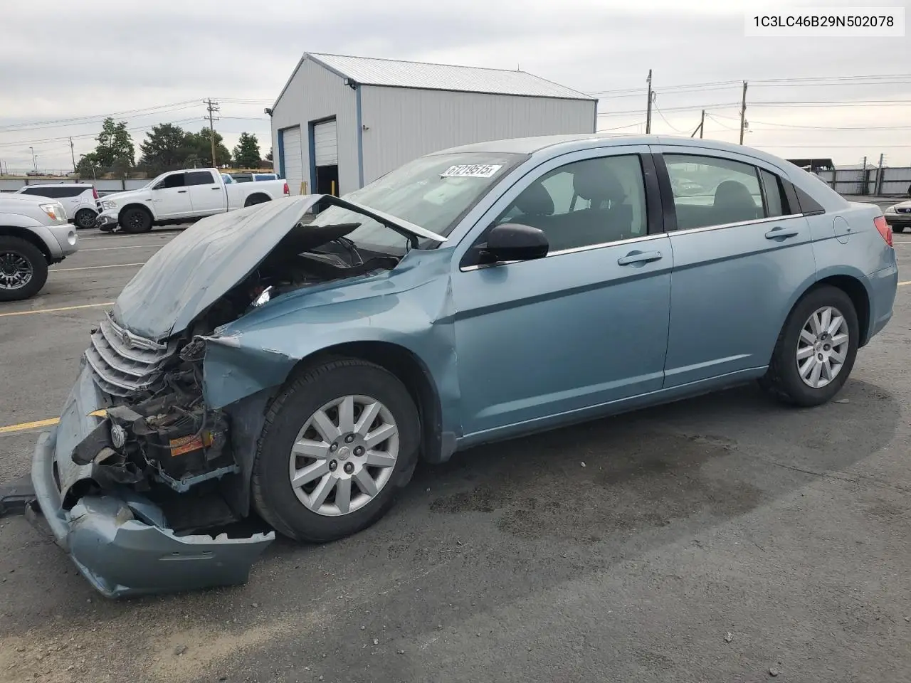 2009 Chrysler Sebring Lx VIN: 1C3LC46B29N502078 Lot: 61219515