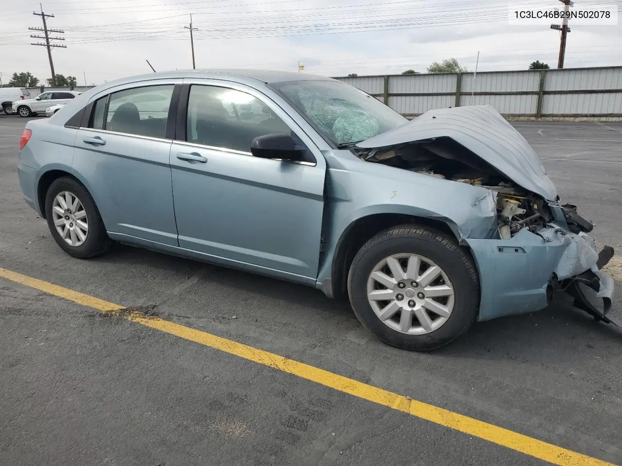 2009 Chrysler Sebring Lx VIN: 1C3LC46B29N502078 Lot: 61219515