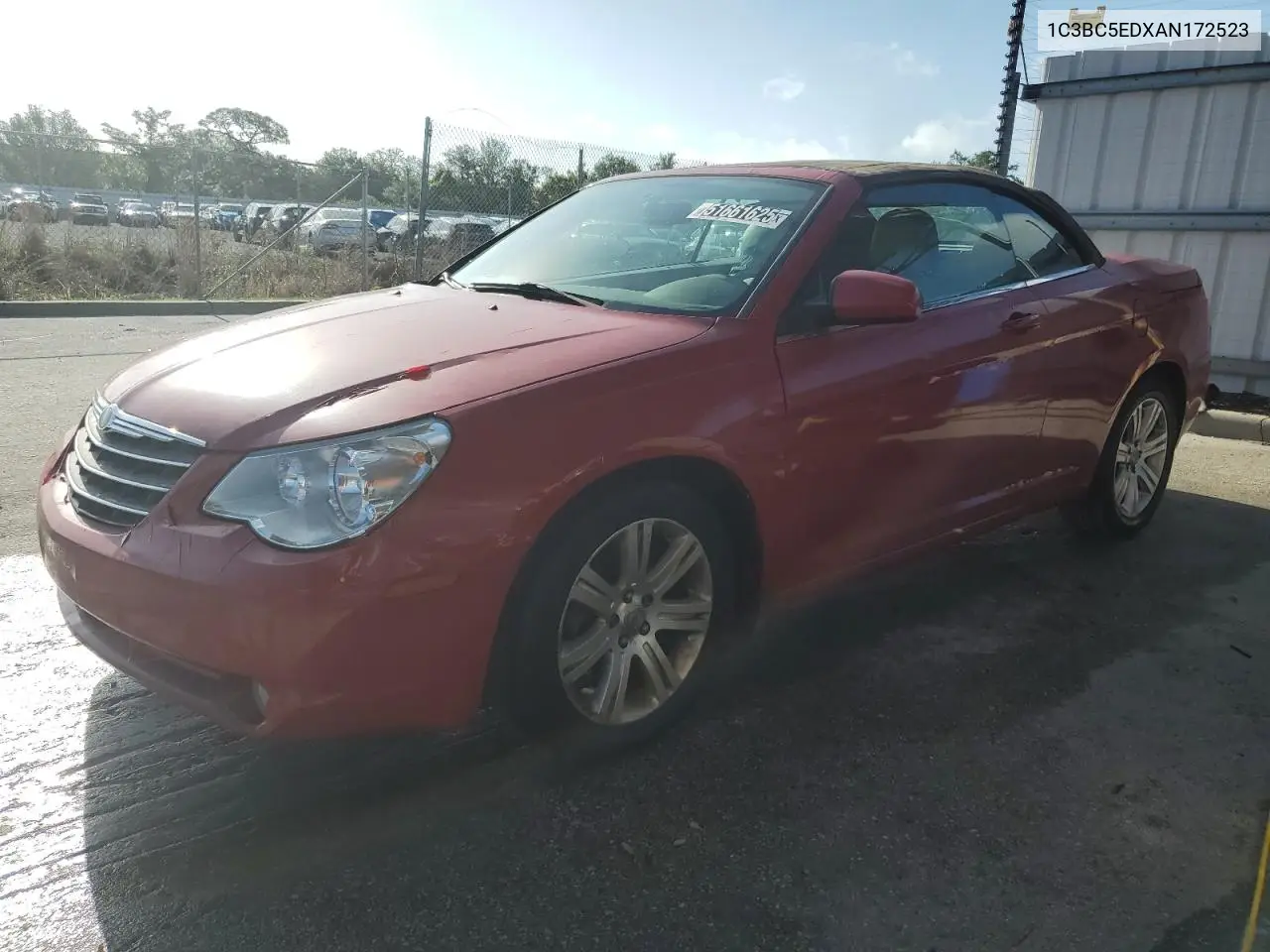 2010 Chrysler Sebring Touring VIN: 1C3BC5EDXAN172523 Lot: 51661625