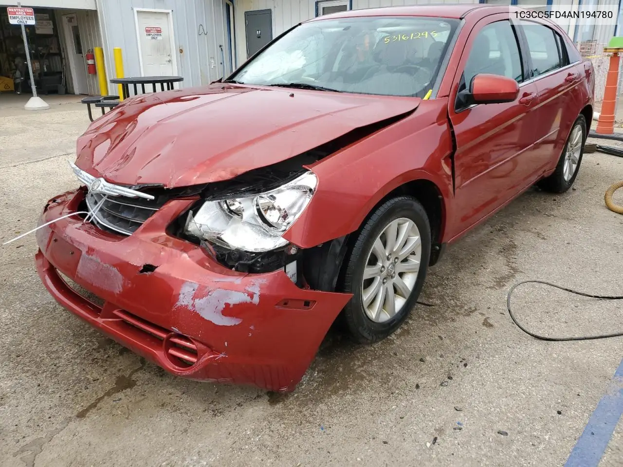 2010 Chrysler Sebring Limited VIN: 1C3CC5FD4AN194780 Lot: 53161295