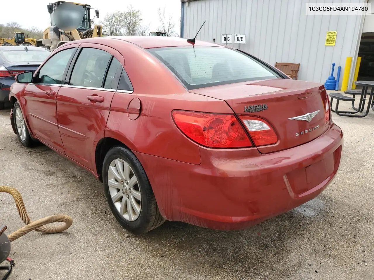 2010 Chrysler Sebring Limited VIN: 1C3CC5FD4AN194780 Lot: 53161295