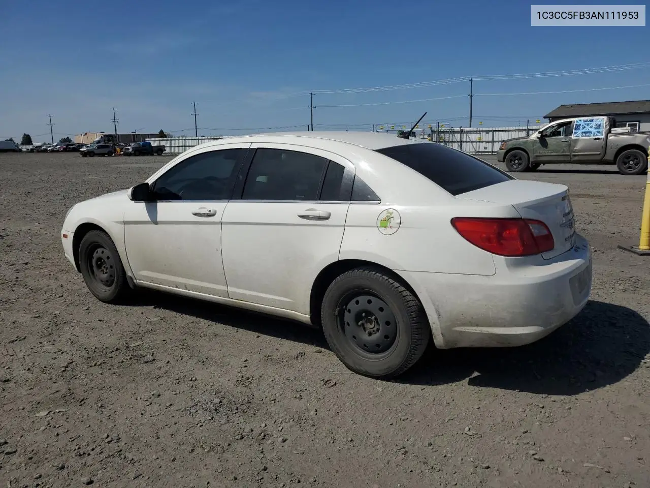 2010 Chrysler Sebring Limited VIN: 1C3CC5FB3AN111953 Lot: 54183845