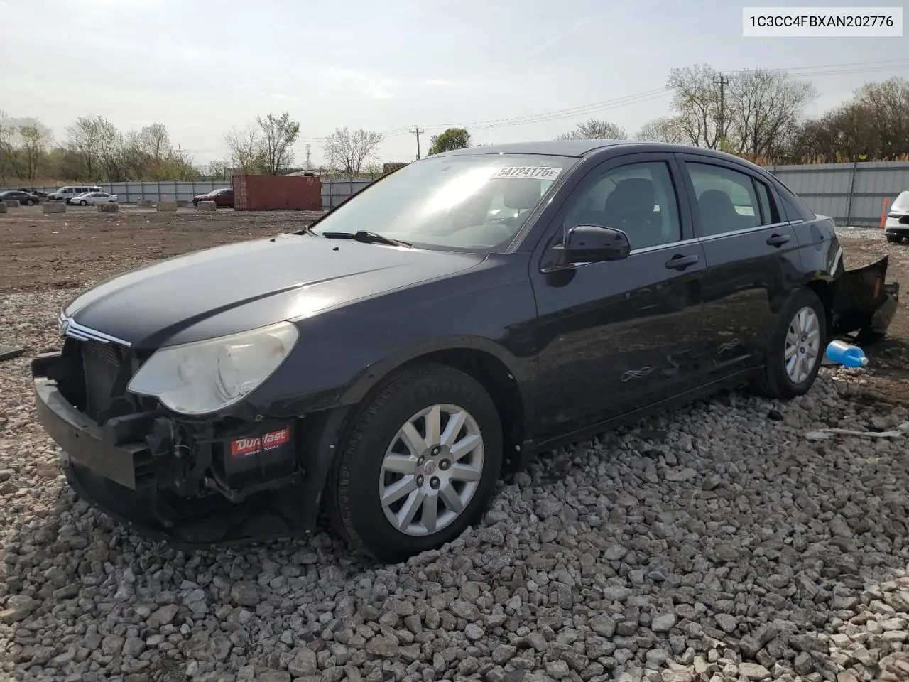 2010 Chrysler Sebring Touring VIN: 1C3CC4FBXAN202776 Lot: 54724175