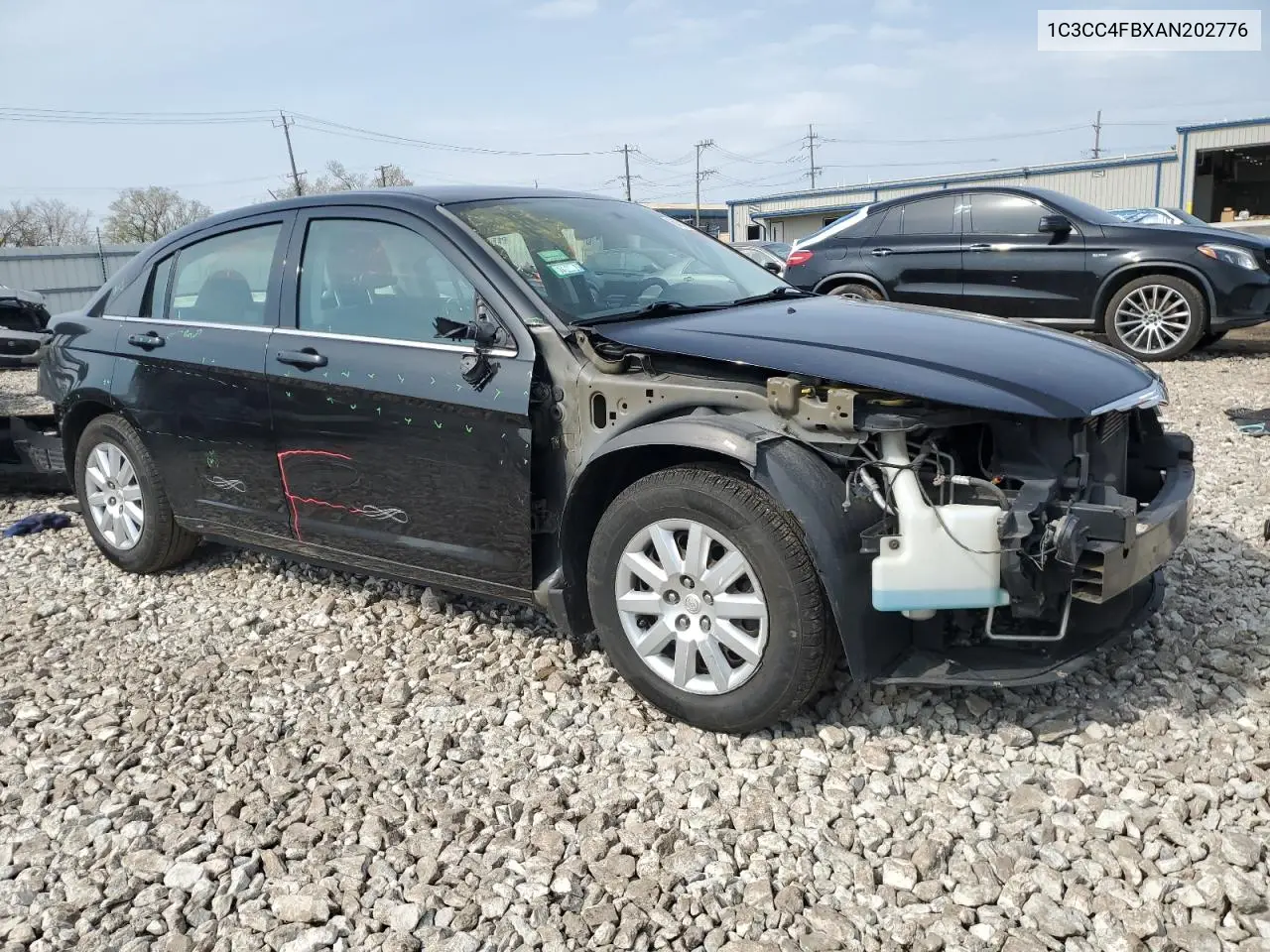 2010 Chrysler Sebring Touring VIN: 1C3CC4FBXAN202776 Lot: 54724175