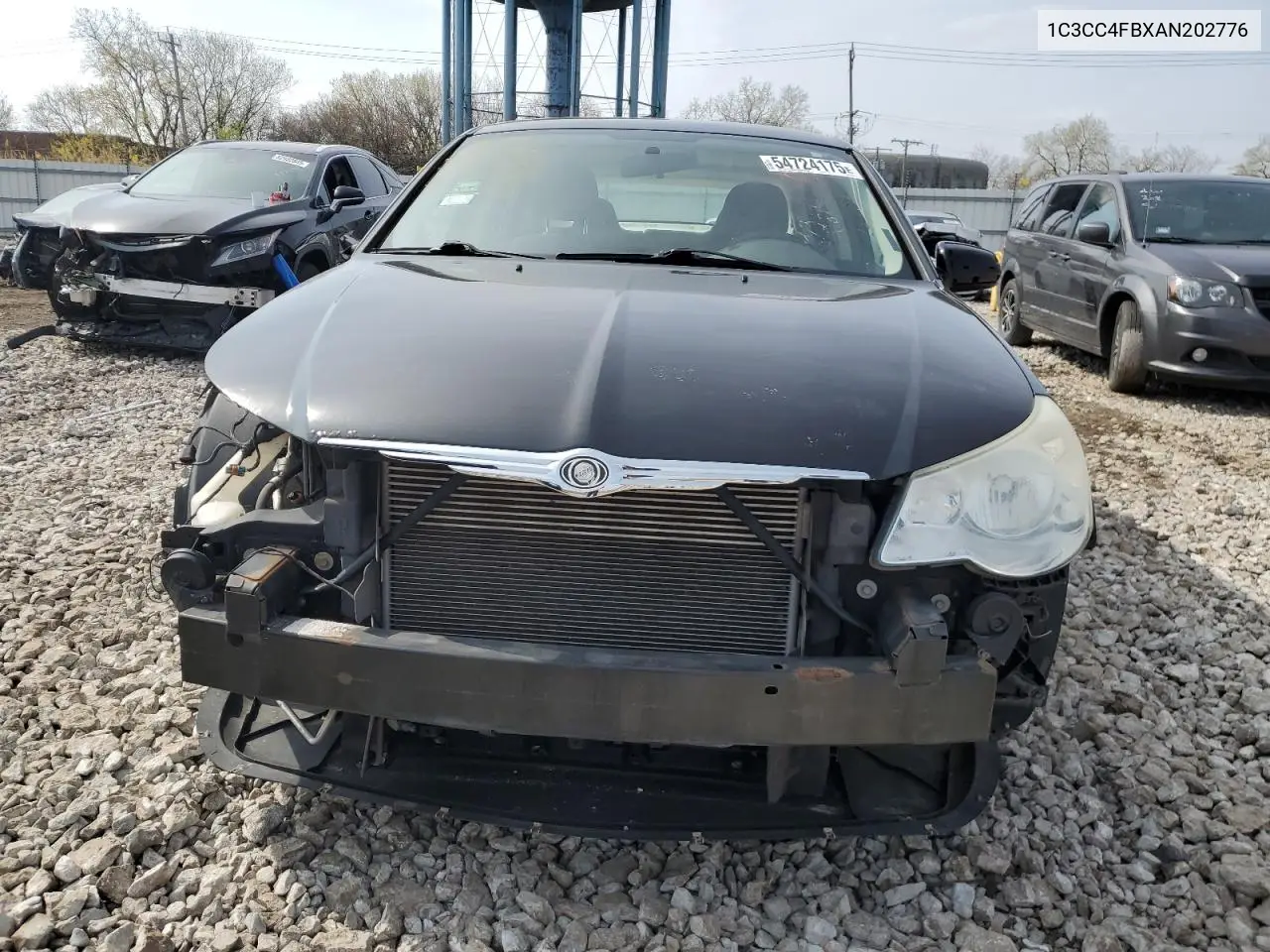 2010 Chrysler Sebring Touring VIN: 1C3CC4FBXAN202776 Lot: 54724175