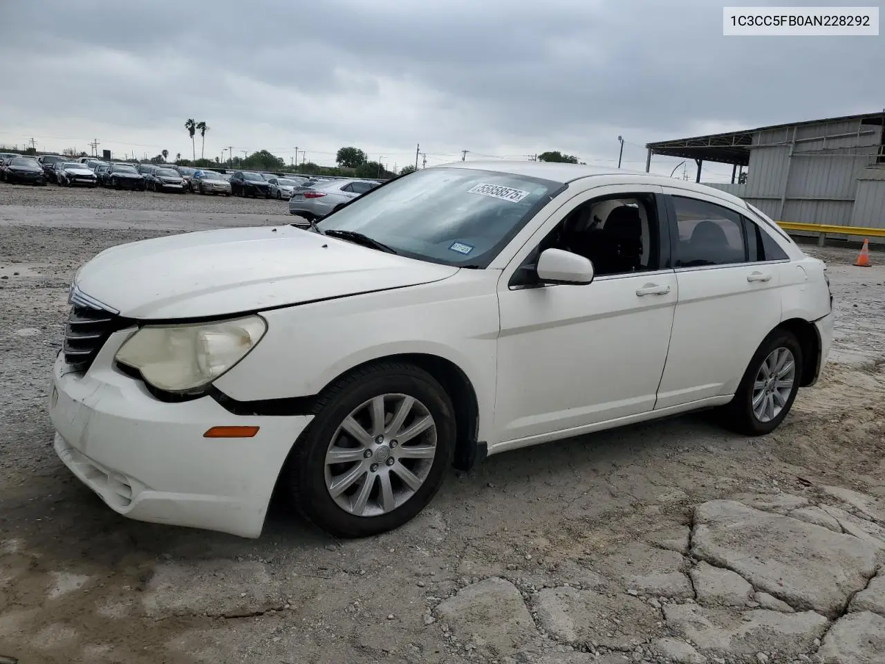 2010 Chrysler Sebring Limited VIN: 1C3CC5FB0AN228292 Lot: 55858575