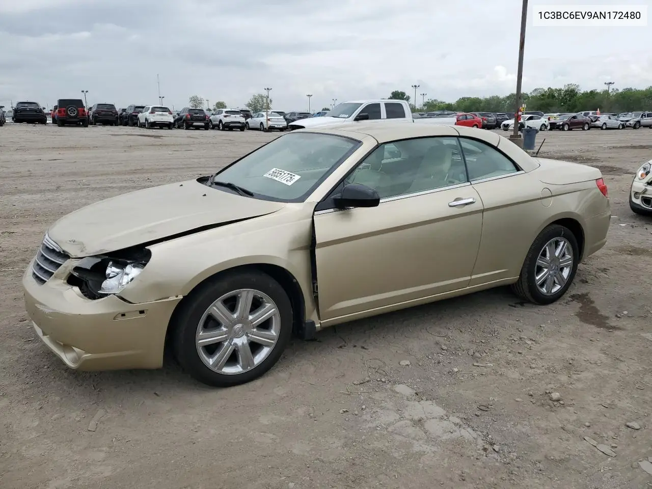 2010 Chrysler Sebring Limited VIN: 1C3BC6EV9AN172480 Lot: 56551775
