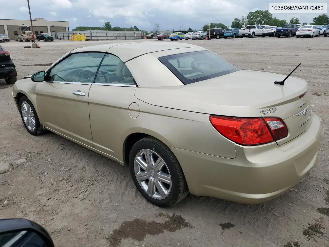 2010 Chrysler Sebring Limited VIN: 1C3BC6EV9AN172480 Lot: 56551775
