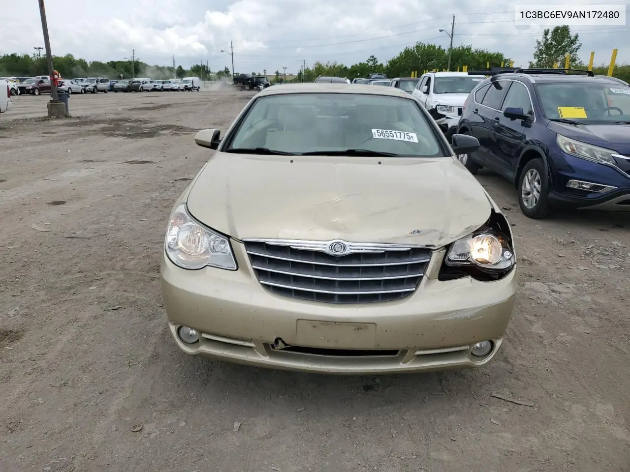 2010 Chrysler Sebring Limited VIN: 1C3BC6EV9AN172480 Lot: 56551775