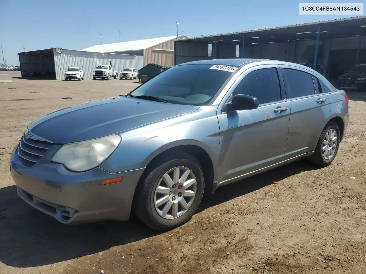 2010 Chrysler Sebring Touring VIN: 1C3CC4FB8AN134543 Lot: 56587345