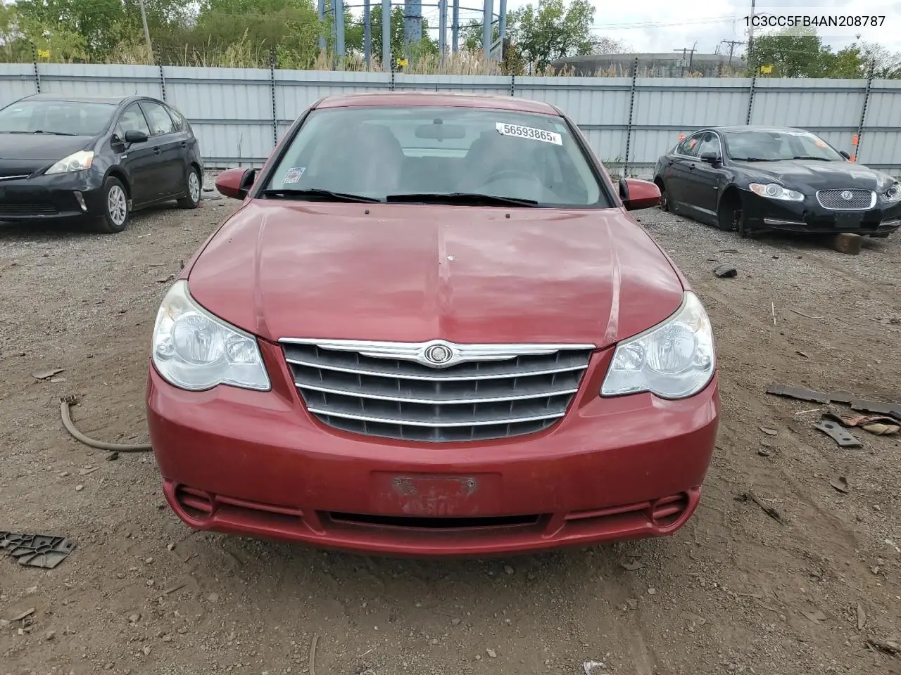 2010 Chrysler Sebring Limited VIN: 1C3CC5FB4AN208787 Lot: 56593865