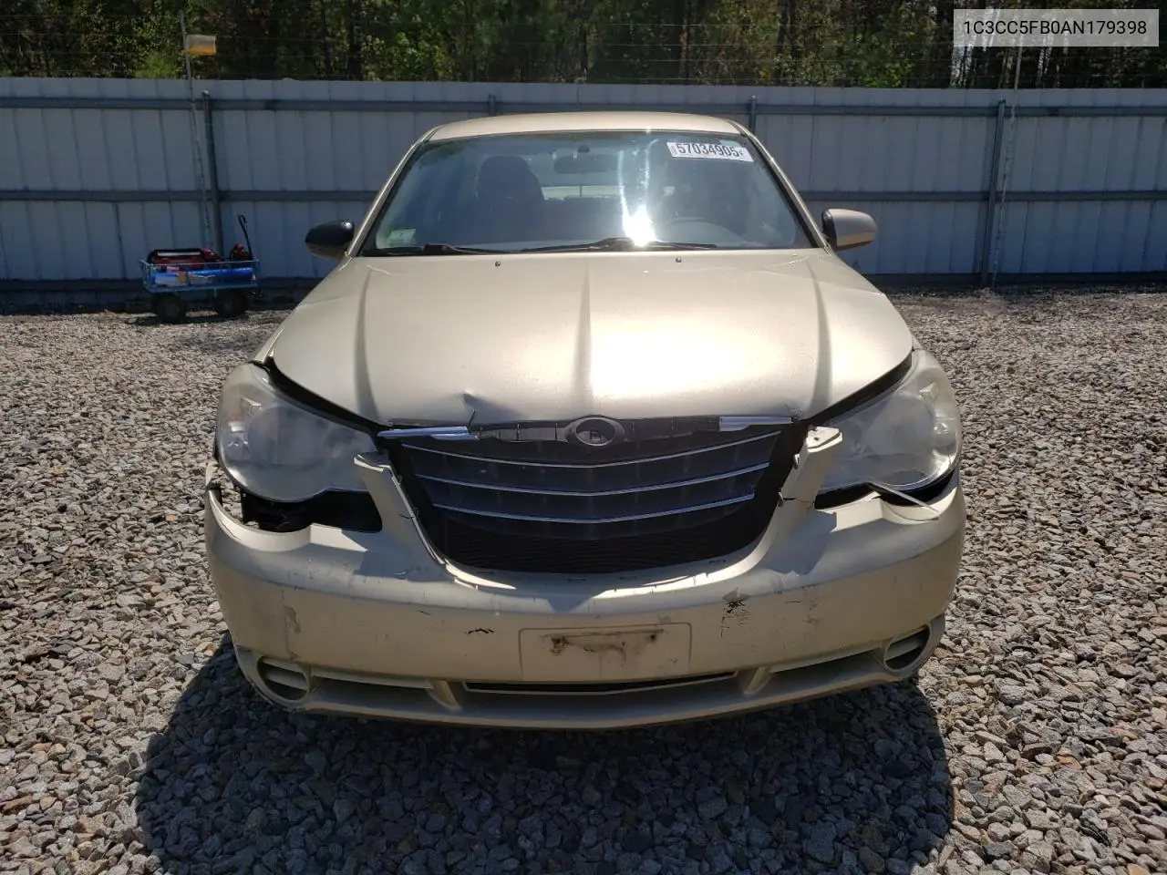 2010 Chrysler Sebring Limited VIN: 1C3CC5FB0AN179398 Lot: 57034905